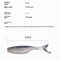 Fishing Soft Bait Floating Feature TTail Design SlowSink Action Swimbait Set 5