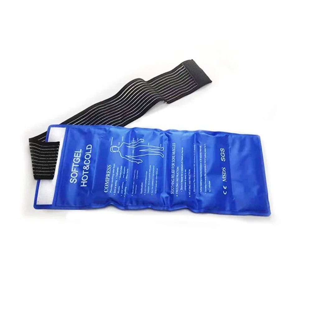 Multipurpose Gel Ice Cold Packs, New Reusable Hot Cold Gel Pack, Blue Cooling Mat for Muscle Pain