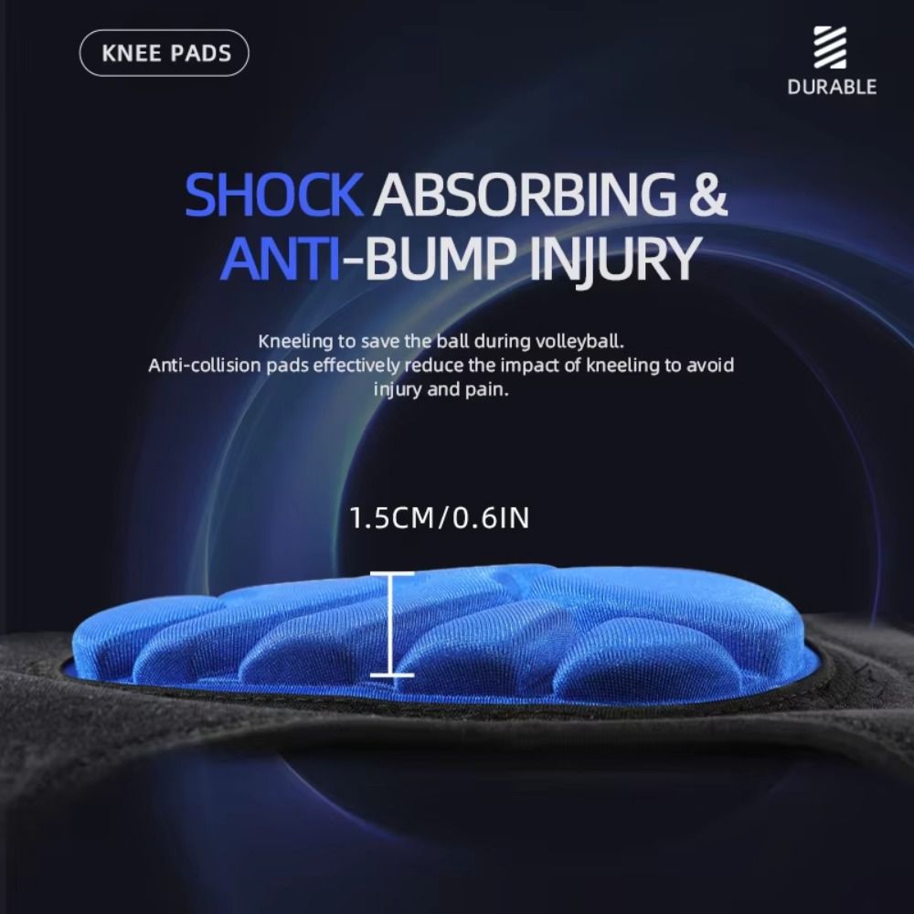 New Sponge Nylon Thickening Knee Pads Black Blue Comfort Knee Leg Cover Kneepad Brace Men Women 1