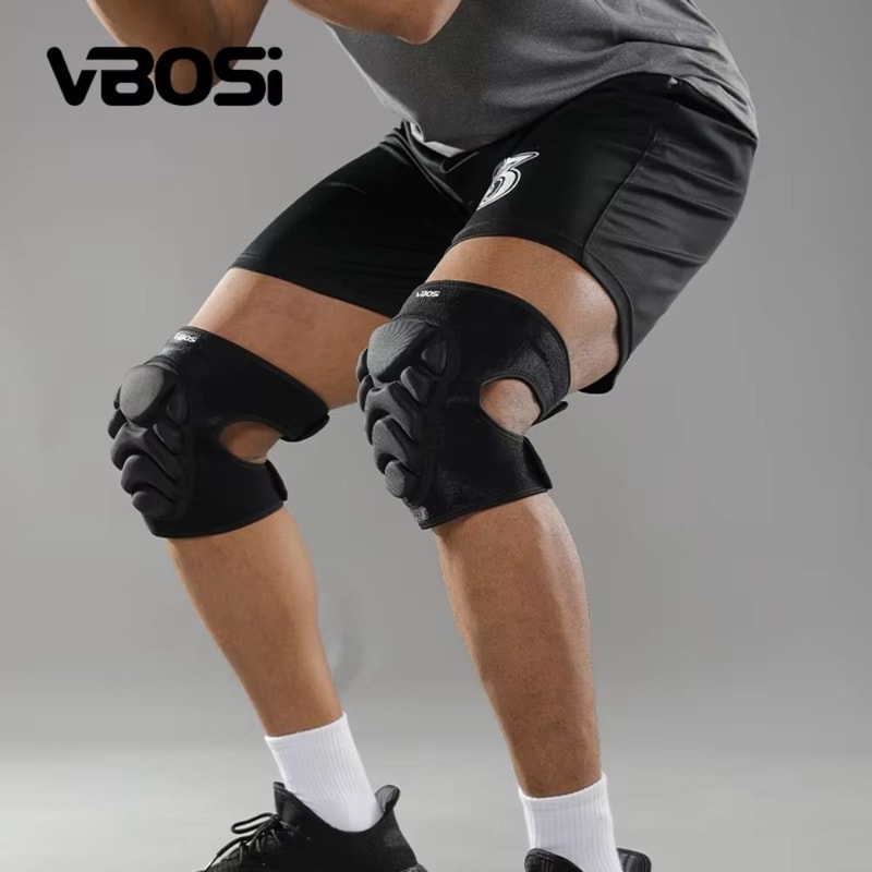 New Sponge Nylon Thickening Knee Pads Black Blue Comfort Knee Leg Cover Kneepad Brace Men Women 4