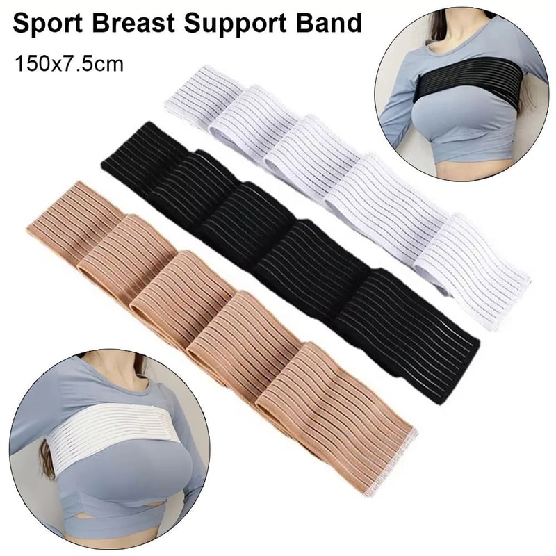 Athletic Breast Support Band Chest Belt, Comfortable Accessory for Active Women
