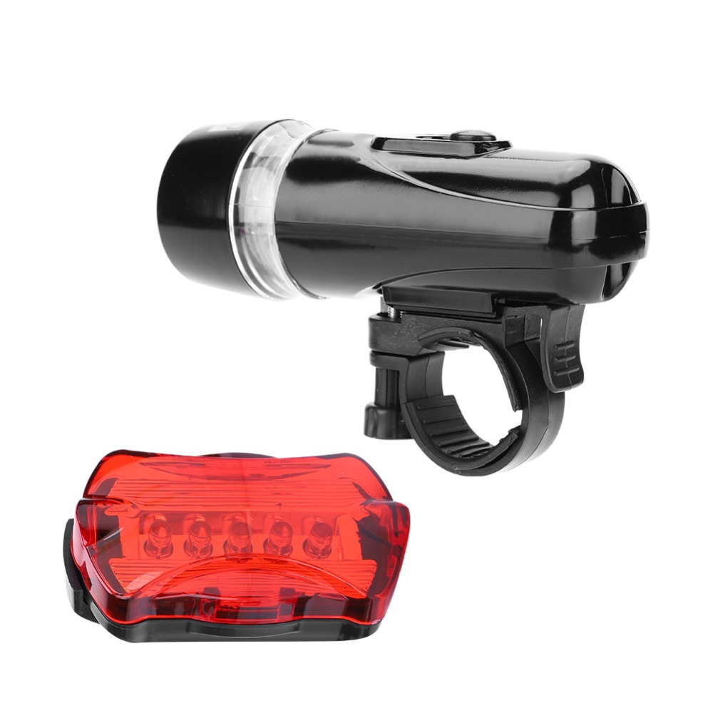 Waterproof Bicycle Light Set, Front and Back, High Visibility Bike Lamp, Bike Front Rear Light Set Accessory