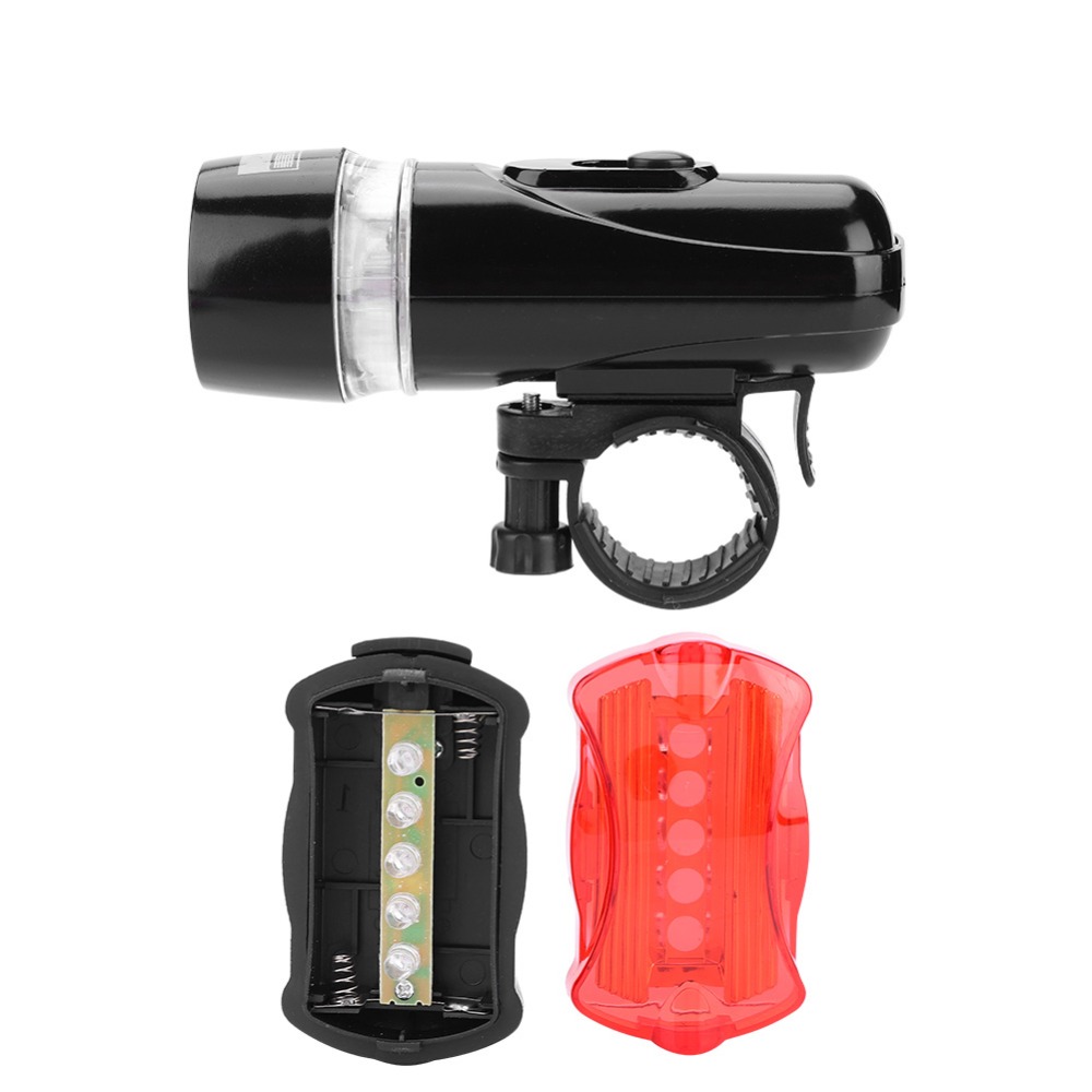 Waterproof Bicycle Light Set, Front and Back, High Visibility Bike Lamp, Bike Front Rear Light Set Accessory