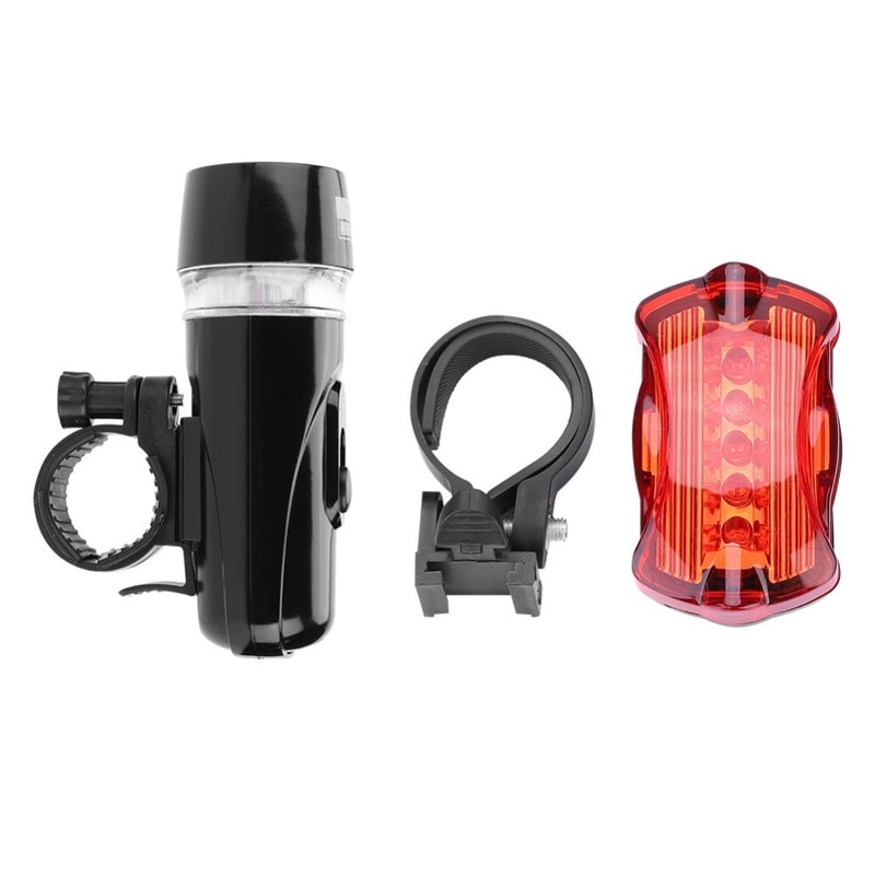 Waterproof Bicycle Light Set, Front and Back, High Visibility Bike Lamp, Bike Front Rear Light Set Accessory