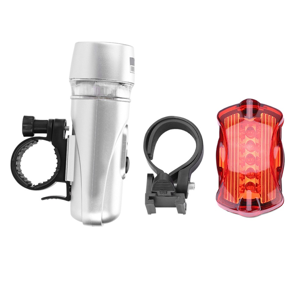 Waterproof Bicycle Light Set, Front and Back, High Visibility Bike Lamp, Bike Front Rear Light Set Accessory