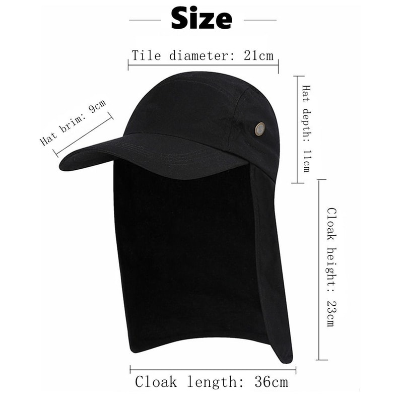 Sunscreen Cap with Extended Brim, Fisherman Hat for Female Spring & Outdoor Activities