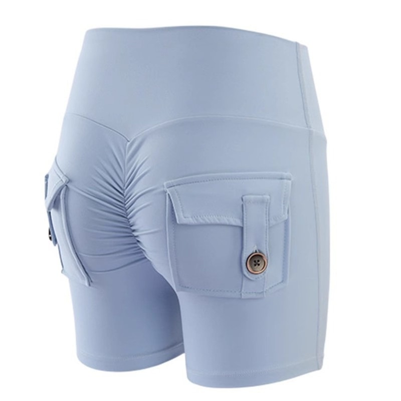 Breathable High Waist Peach Butt Shorts Push Up Scrunched Butt Fitness Shorts For Yoga And Exercise 2