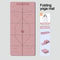 Foldable High Density Gymnastics Mat, Thick Eco Friendly Pilates Gym Sports Equipment