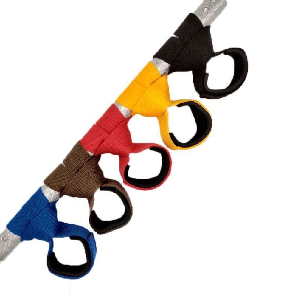 Safety Lifting Straps with Inner Rubber, Fitness Wrist Straps, Sturdy Polyester Gym Training Belt for Weightlifting