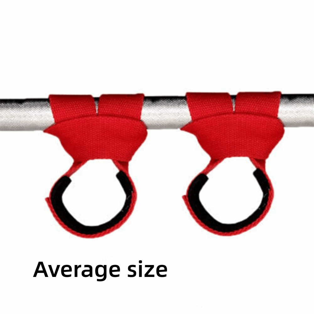 Safety Lifting Straps with Inner Rubber, Fitness Wrist Straps, Sturdy Polyester Gym Training Belt for Weightlifting