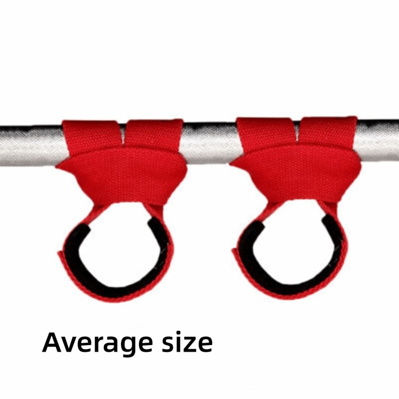 Safety Lifting Straps with Inner Rubber, Fitness Wrist Straps, Sturdy Polyester Gym Training Belt for Weightlifting