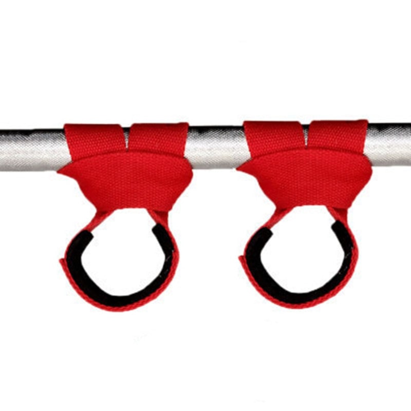 Safety Lifting Straps with Inner Rubber, Fitness Wrist Straps, Sturdy Polyester Gym Training Belt for Weightlifting