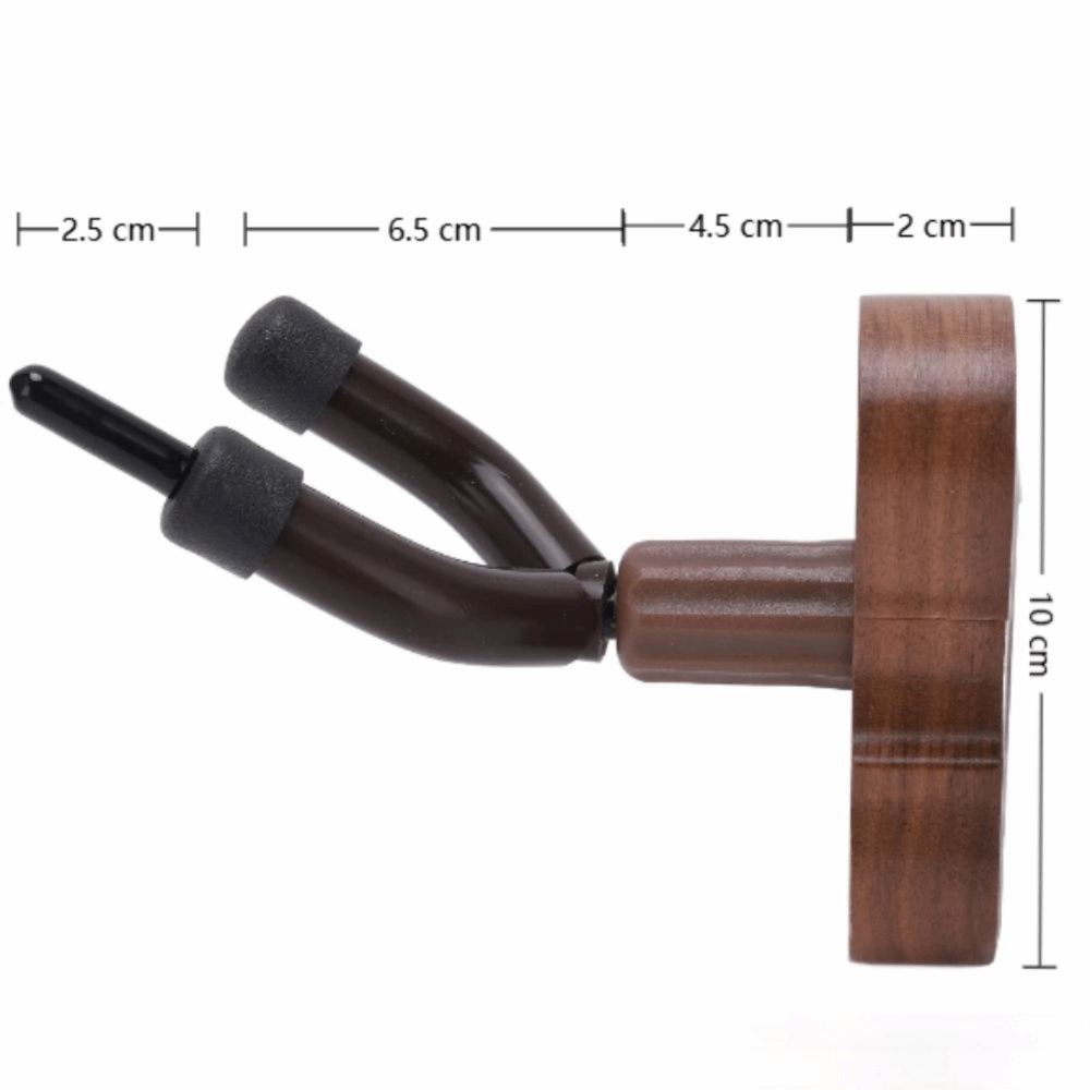 Violin Hanger, Wood Violin Wall Mount, Violin Shaped Storage & Display, Bow Holder With Hook