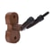 Violin Hanger, Wood Violin Wall Mount, Violin Shaped Storage & Display, Bow Holder With Hook