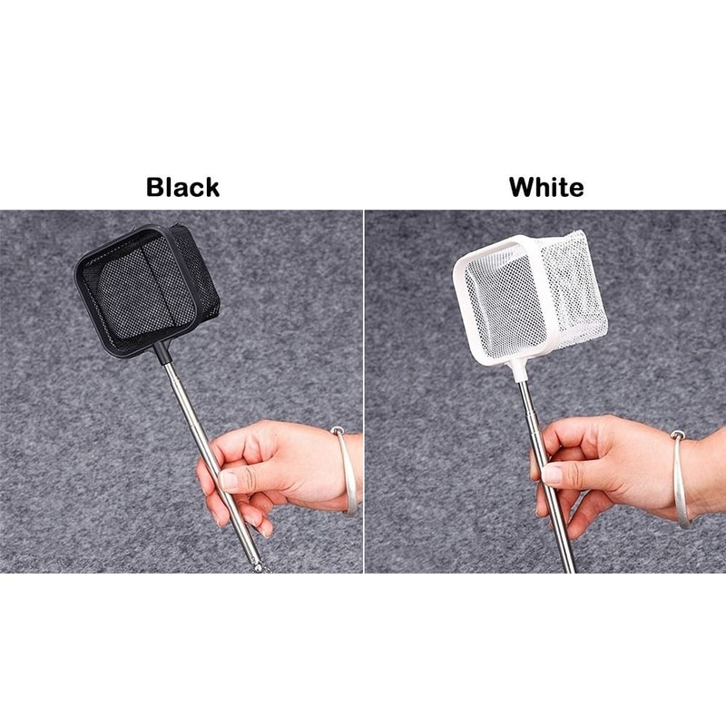 Telescopic Shrimp Net, Long Handle Goldfish Net, White Extendable Fish Nets