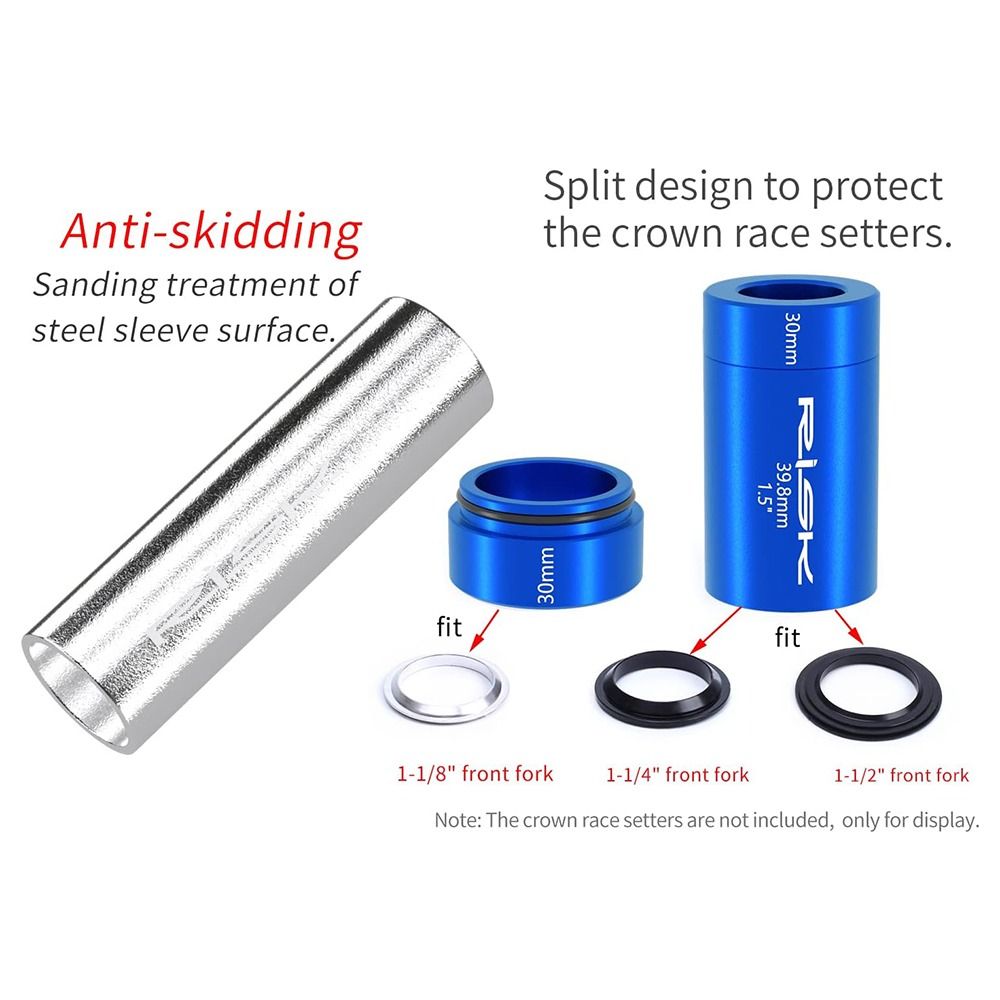 Universal Headset Press Tool Quick Release Aluminum Alloy Bicycle Fork Antislip Install 2