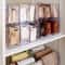 Acrylic Handbag Divider Organizer Luxury Bags Storage Rack With Transparent Partition 3