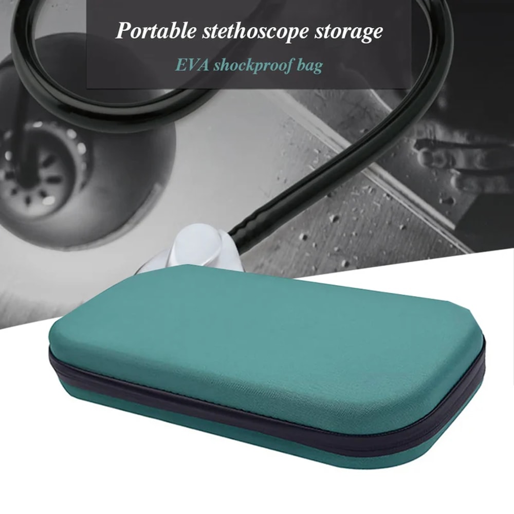 Stethoscope Storage Bag Wearresistant Mesh Bags Organizer Shockproof Safe For Home Use Black 2