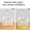 Thick Creamy Homemade Greek Yogurt Strainer BPAFree Reusable Mesh Filter With Lid Premium Yogurt M 3