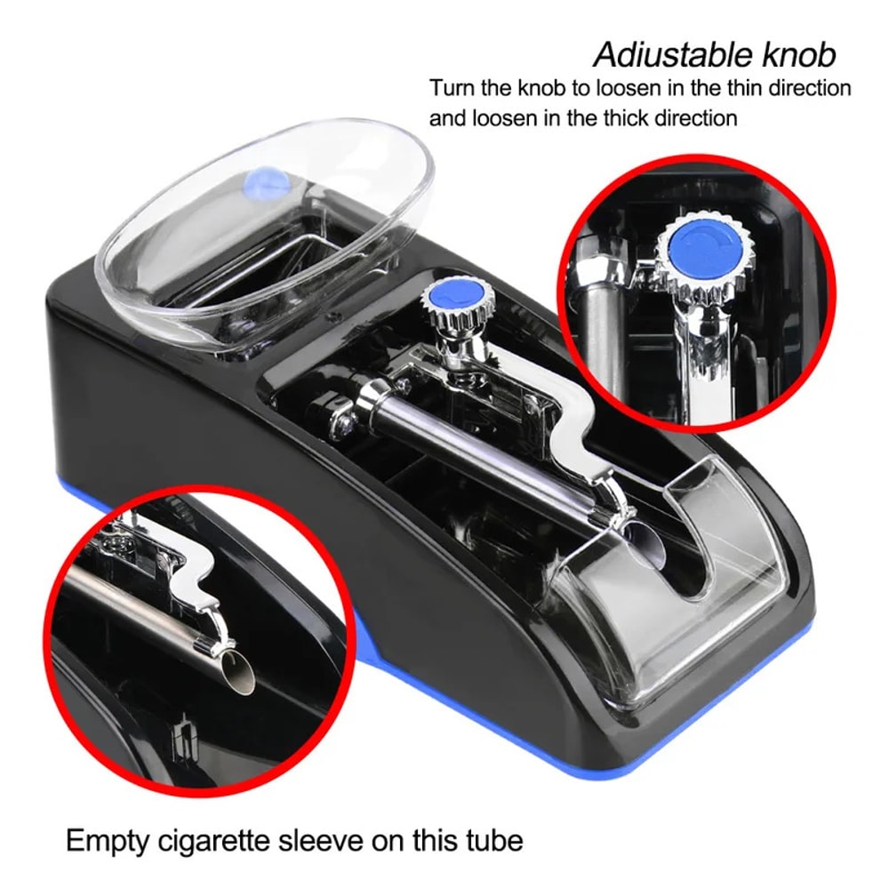 Small Automatic Cigarette Rolling Machine, Fully Automatic Household Cigarette Rolling Machine for Multiple Countries