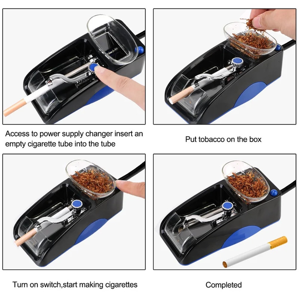 Small Automatic Cigarette Rolling Machine, Fully Automatic Household Cigarette Rolling Machine for Multiple Countries