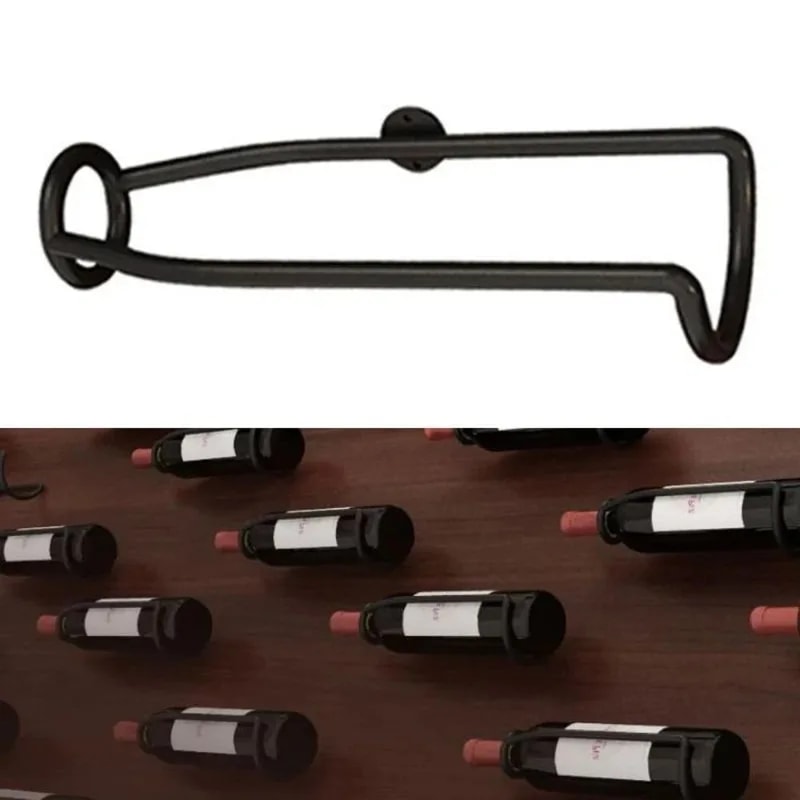 Wall Mounted Single Decorative Wine Rack, European Style Suspension Frame, Creative Wine Display Rack