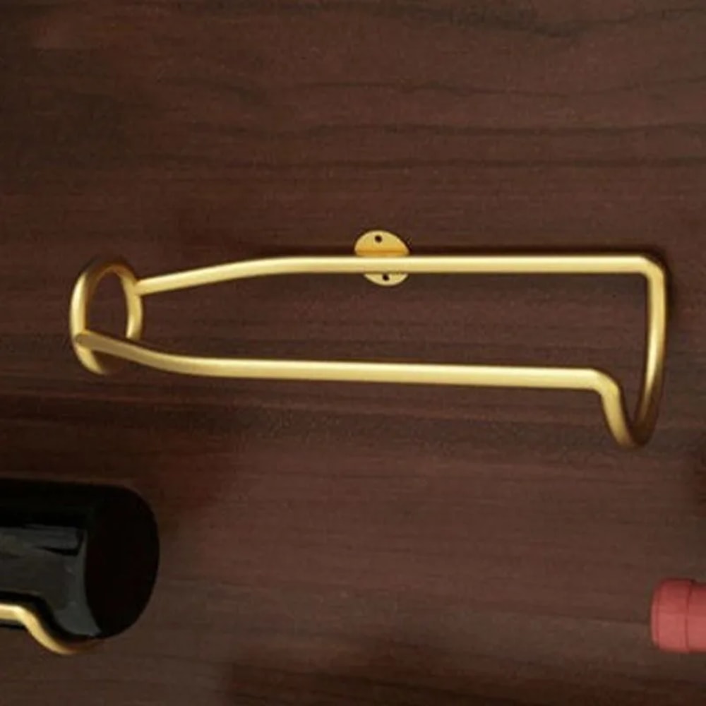 Wall Mounted Single Decorative Wine Rack, European Style Suspension Frame, Creative Wine Display Rack