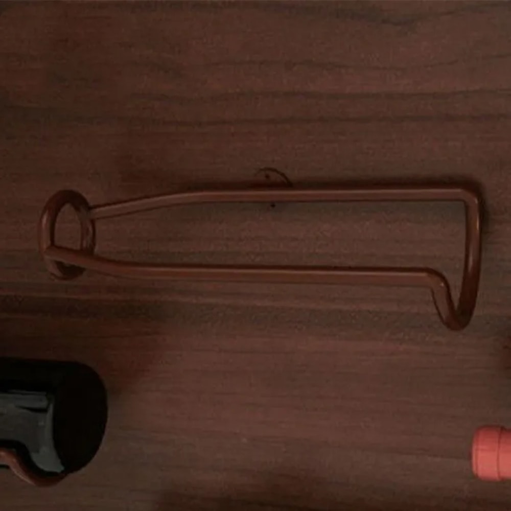 Wall Mounted Single Decorative Wine Rack, European Style Suspension Frame, Creative Wine Display Rack