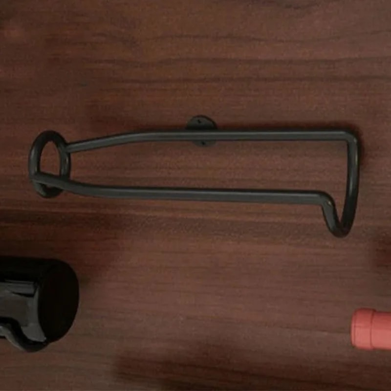 Wall Mounted Single Decorative Wine Rack, European Style Suspension Frame, Creative Wine Display Rack