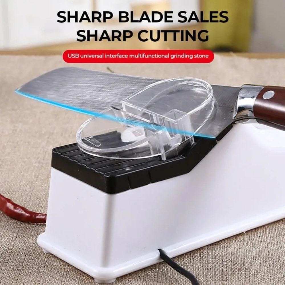 Adjustable Electric Knife Sharpener Professional USB for Kitchen Knives and Scissors