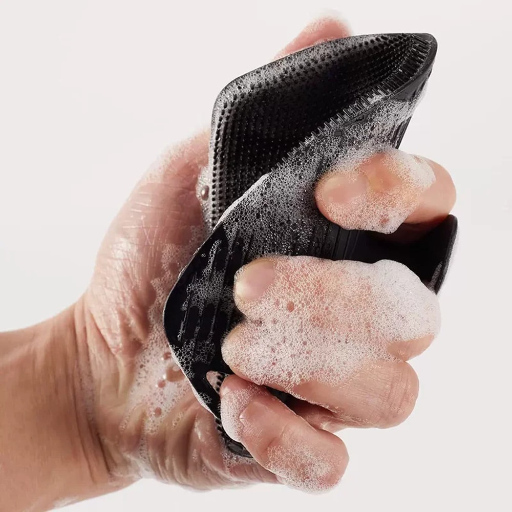 Silicone Bath Brush, New Oval Massage Bath Brush, Soft Bristle Brush for All