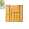 Wooden Adjustable Cutlery Tray, Bamboo Drawer Divider Organizer, Expandable Kitchen Storage