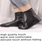 Leather Socks, Waterproof Room Socks, Wool Lining, Thick Warm Carpet, Winter Socks for Men & Women