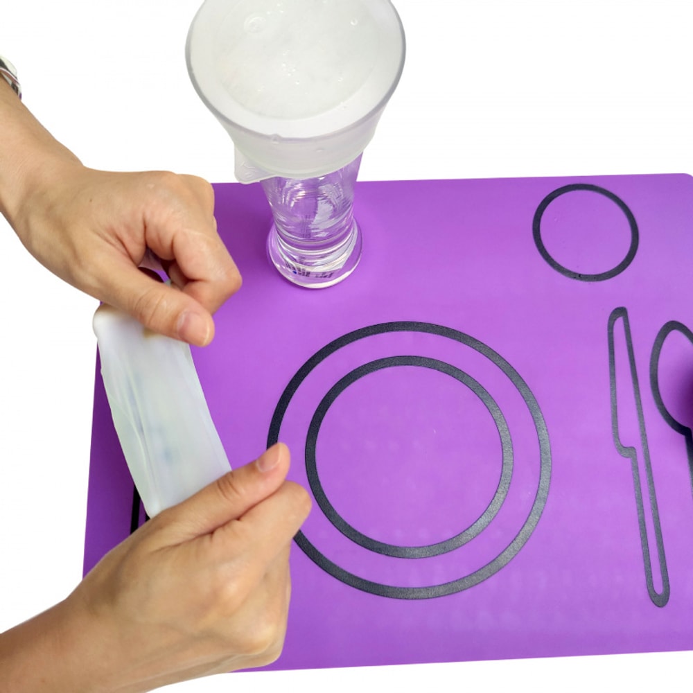 Portable Round Silicone Cup Lid with Straw Hole, High Tension, Food Contact Grade