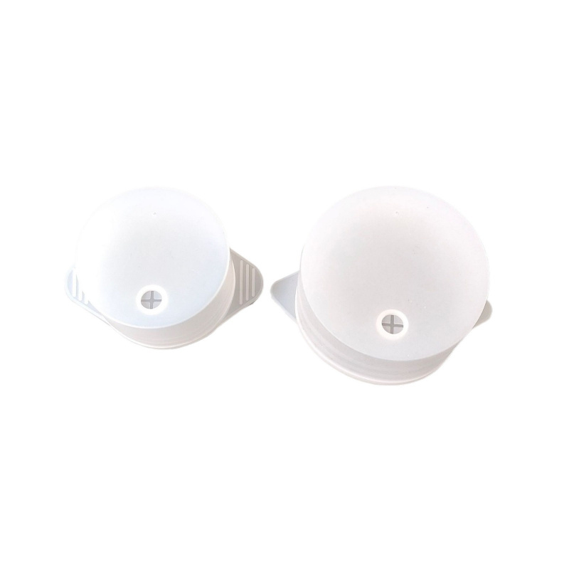 Portable Round Silicone Cup Lid with Straw Hole, High Tension, Food Contact Grade