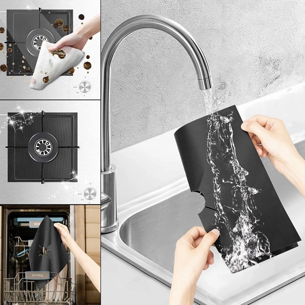 Gas Stove Protector Cover Stovetop Liner Mat Kitchen Accessories Cooker Cover 3