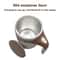 Magnetic Rotating Electric Lazy Coffee Stirring Cup, Stainless Steel Auto Stirring Milk Cup Mark Cup