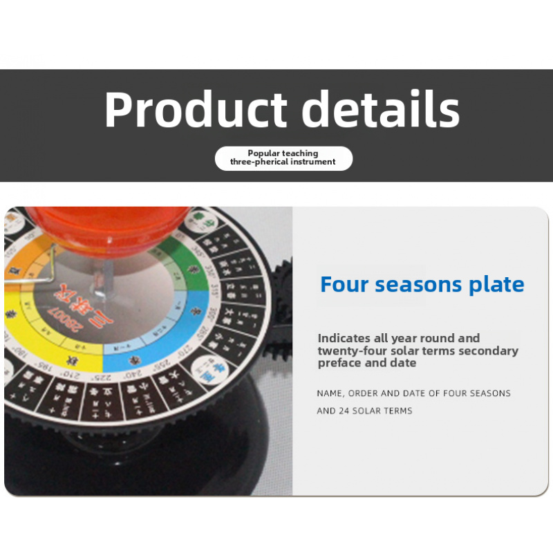 Space-Themed Hand-Cranked Solar System Motion Model, Unique Desk Decor with Rotating Planets