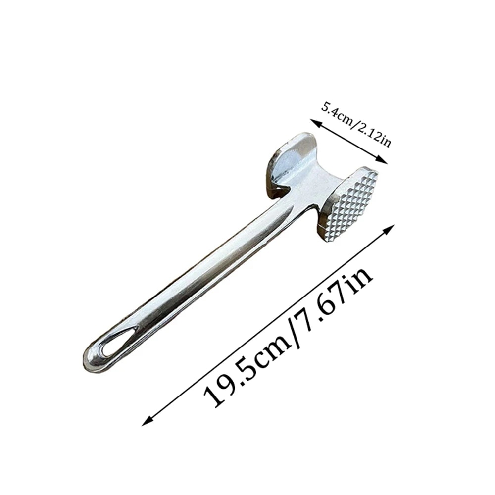 Heavy Duty Household Aluminum Alloy Steak Mallet DoubleSided Tenderizer Tool 5