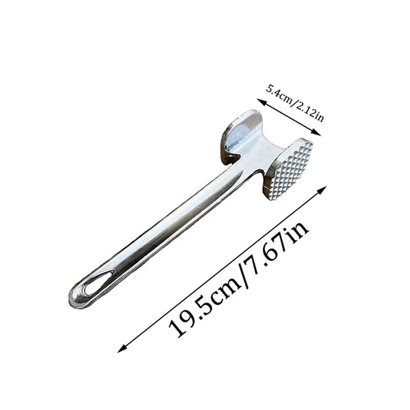 Heavy Duty Household Aluminum Alloy Steak Mallet DoubleSided Tenderizer Tool 5