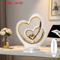 Luxury HeartShaped Minimalist Decor For Living Room Wine Bar TV Cabinet 4