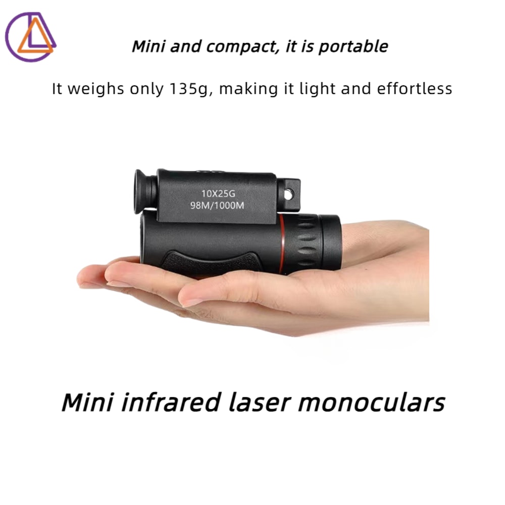 Portable Handheld Monocular With Infrared Laser Band Light HighTransparency LowLight Night Vision O 1