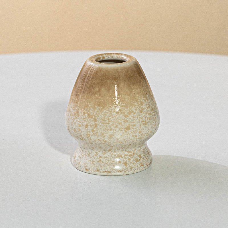 Matcha Green Tea Bowl Ceramic Chasen Holder Stand Bamboo Whisk Gradient Color Tea Grinder 6