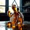 Middle Finger Whiskey Glass Decanter, Duck Turtle Dog, Glass Whiskey Bottle Statue Decoration for Home Bar Office