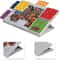 Portable Organizer for Unfinished Puzzles, Foldable Puzzle Mat With Sorting Trays Felt Jigsaw Puzzle Storage Mat