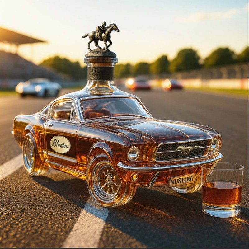 Creative Police Car Whiskey Decanter, Auto Model Wine Glass Set, Bottle Home Decor Gift