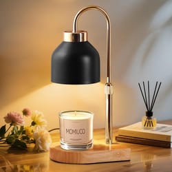 new home decor gift for women, candle warmer lamp with timer dimmer, adjustable height wax melt warmer