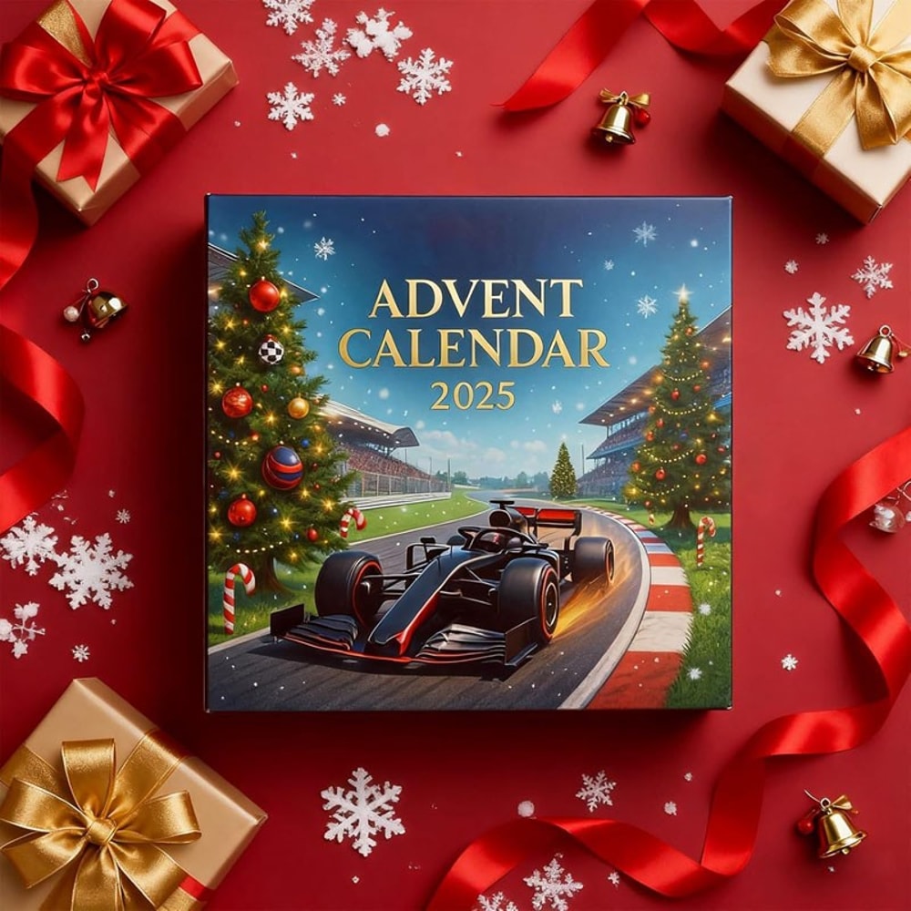 Christmas Arrival Calendar Countdown Fourwheel Drive Racing Car Surprise Blind Box Tree Pendant 4
