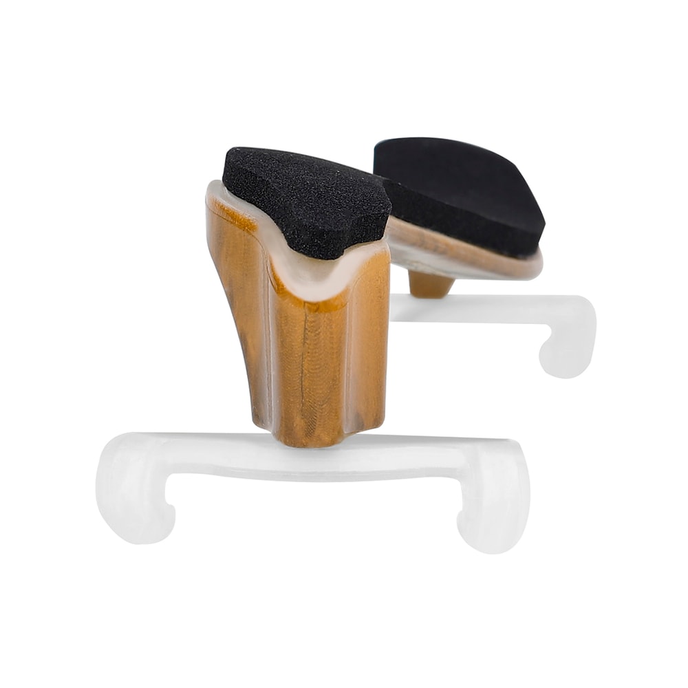 Multi-Adjustable Shoulder Rest with Wipe Cloth for Violin, Soft Sponge Pad