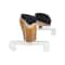 Multi-Adjustable Shoulder Rest with Wipe Cloth for Violin, Soft Sponge Pad